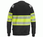 2830 Sudadera alta visibilidad clase 1 negro-amarillo