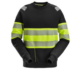 2830 Sudadera alta visibilidad clase 1 negro-amarillo