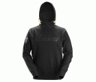 2881 Sudadera con capucha y logo 3D negra