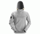 2881 Sudadera con capucha y logo 3D gris melange