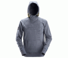 2881 Sudadera con capucha y logo 3D azul oscuro melange