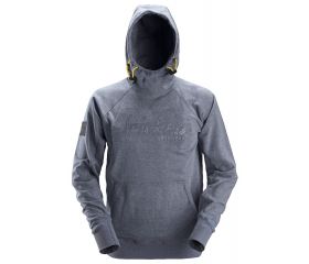 2881 Sudadera con capucha y logo 3D azul oscuro melange