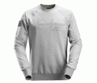 2882 Sudadera con logo 3D gris melange