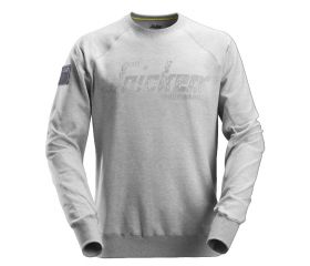 2882 Sudadera con logo 3D gris melange