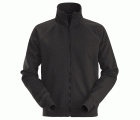 2886 Sudadera tipo chaqueta con cremallera completa negra
