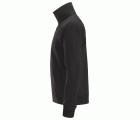 2886 Sudadera tipo chaqueta con cremallera completa negra