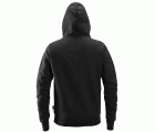 2890 Sudadera con capucha y cremallera completa AllroundWork negro