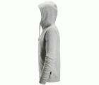 2890 Sudadera con capucha y cremallera completa AllroundWork gris jaspeado