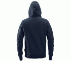 2890 Sudadera con capucha y cremallera completa AllroundWork azul marino