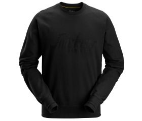 2892 Sudadera con logo negro