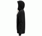 2894 Sudadera con capucha y logo negro