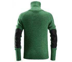 2905 Jersey lana ½ cremallera verde forestal