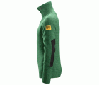2905 Jersey lana ½ cremallera verde forestal