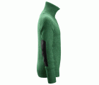 2905 Jersey lana ½ cremallera verde forestal