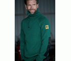 2905 Jersey lana ½ cremallera verde forestal