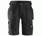 3014 Pantalones cortos de trabajo Canvas+ negro