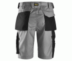 3123 Pantalones cortos de trabajo Rip-Stop gris/ negro
