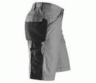 3123 Pantalones cortos de trabajo Rip-Stop gris/ negro