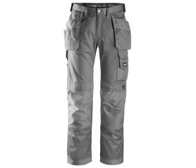 Pantalones largos de trabajo DuraTwill bolsillos flotantes 3212 Gris