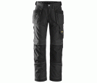 Pantalones largos de trabajo Rip-Stop bolsillos flotantes 3213 Negro