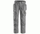 Pantalones largos de trabajo Canvas+ bolsillos flotantes 3214 Gris