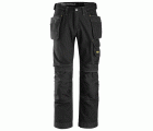 Pantalones largos de trabajo algodón Comfort bolsillos flotantes 3215 Negro