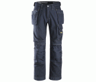 Pantalones largos de trabajo algodón Comfort bolsillos flotantes 3215 Azul marino