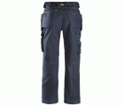Pantalones largos de trabajo algodón Comfort bolsillos flotantes 3215 Azul marino