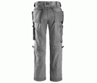 Pantalones largos de solador Rip-Stop bolsillos flotantes 3223 Gris / Negro