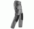 Pantalones largos de solador Rip-Stop bolsillos flotantes 3223 Gris / Negro