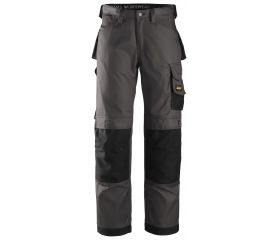 Pantalones largos de trabajo DuraTwill 3312 Gris antracita / Negro