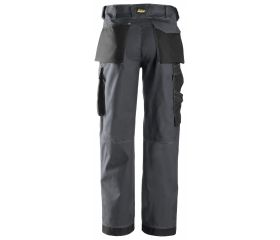 3313 Pantalones largos de trabajo Rip-Stop gris acero