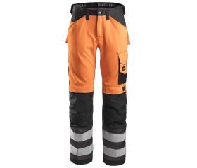 3333 Pantalón Alta Visibilidad Clase 2 Naranja / Gris antracita