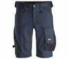 6143 Pantalones cortos de trabajo elásticos Slim Fit AllroundWork azul marino/ negro