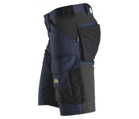 6143 Pantalones cortos de trabajo elásticos Slim Fit AllroundWork azul marino/ negro
