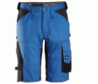 6153 Pantalones cortos de trabajo elásticos de ajuste holgado AllroundWork azul/ negro