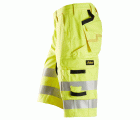 6160 Pantalones cortos de trabajo de alta visibilidad clase 1 ProtecWork amarillo