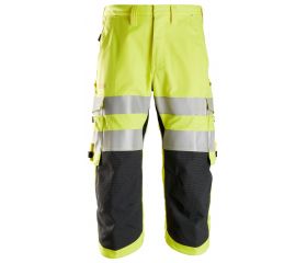 6161 Pantalones pirata de trabajo de alta visibilidad clase 2 ProtecWork amarillo