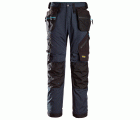 6210 Pantalones largos de trabajo con bolsillos flotantes LiteWork 37.5® azul marino-negro