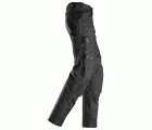 6247 Pantalones largos elásticos de trabajo para mujer con bolsillos flotantes AllroundWork negro