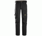 6318 Pantalones largos de trabajo elásticos AllroundWork Stretch color negro
