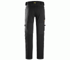 6318 Pantalones largos de trabajo elásticos AllroundWork Stretch color negro