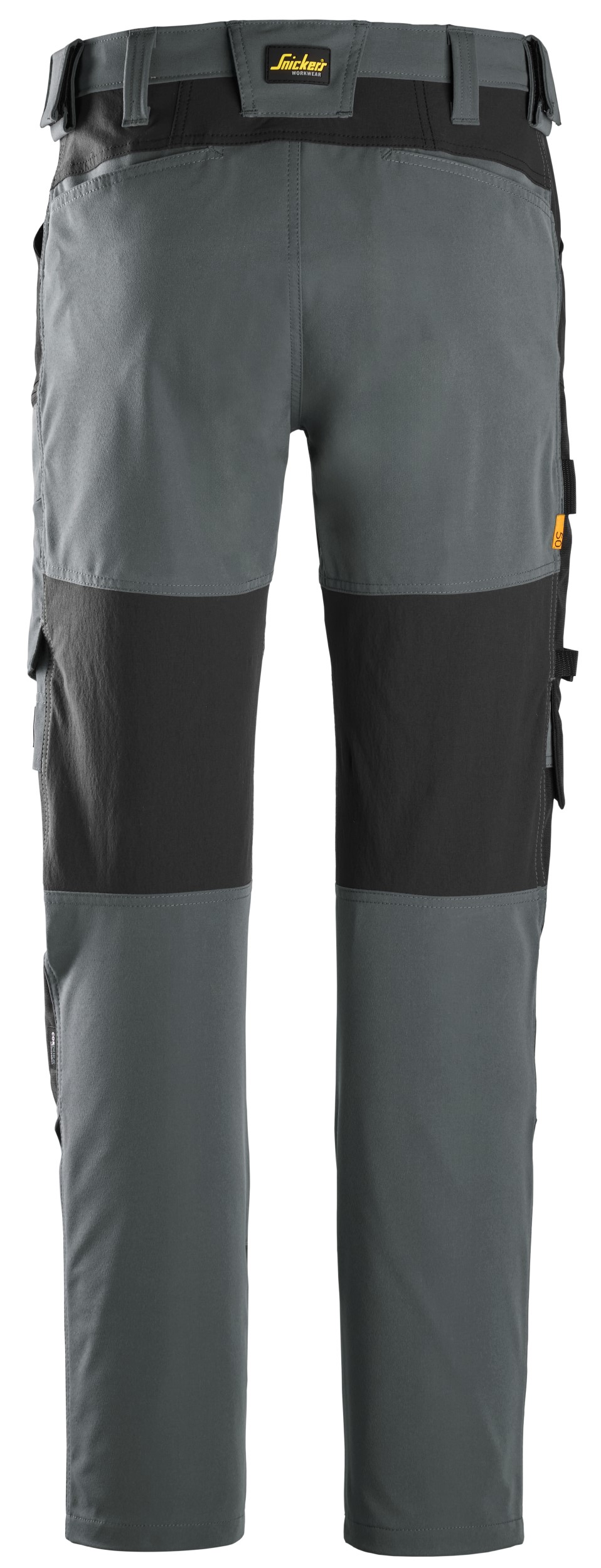 6318 Pantalones largos de trabajo elásticos AllroundWork Stretch color gris acero / negro