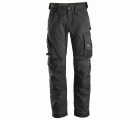 6351 Pantalones largos de trabajo elásticos ajuste holgado AllroundWork Loose Fit color negro