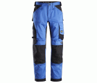 6351 Pantalones largos de trabajo elásticos ajuste holgado AllroundWork Loose Fit color azul/ negro