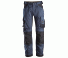 6351 Pantalones largos de trabajo elásticos ajuste holgado AllroundWork Loose Fit color azul marino/ negro