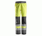 6530 Pantalones largos de trabajo impermeables Waterproof Shell de alta visibilidad clase 2 AllroundWork amarillo-gris acero