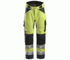 6639 Pantalón AllroundWork+ Alta Visibilidad 37.5 Térmico CL2 Amarillo / Gris acero