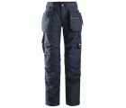 6701 Pantalones largos de trabajo para mujer con bolsillos flotantes AllroundWork azul marino/negro