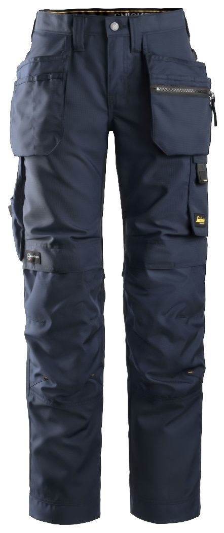 Pantalones largos trabajo para mujer AllroundWork 6701 Azul Marino/Negro  032 Snickers Workwear